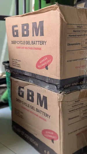 GBM 100ah 12v Deep Cycle Gel Battery