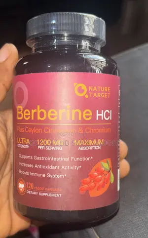 Berberine Hci 1200mg 120veggie Caps