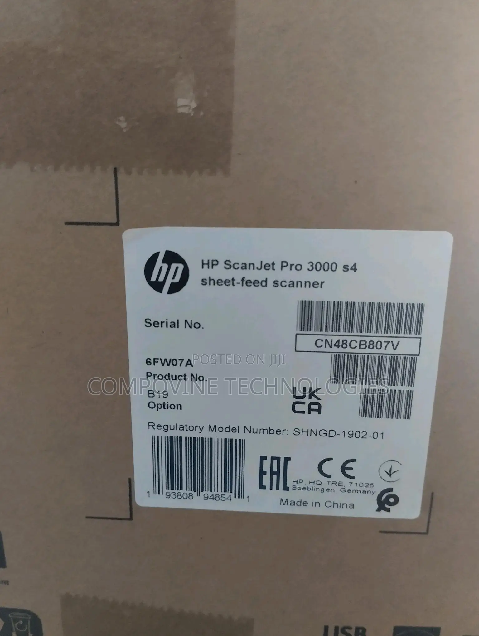 Hp Scanjet Pro 3000 S4 Sheet-Feed Scanner