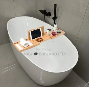 Expandable Bathtub Caddy Tray Designed For Convenience During Baths