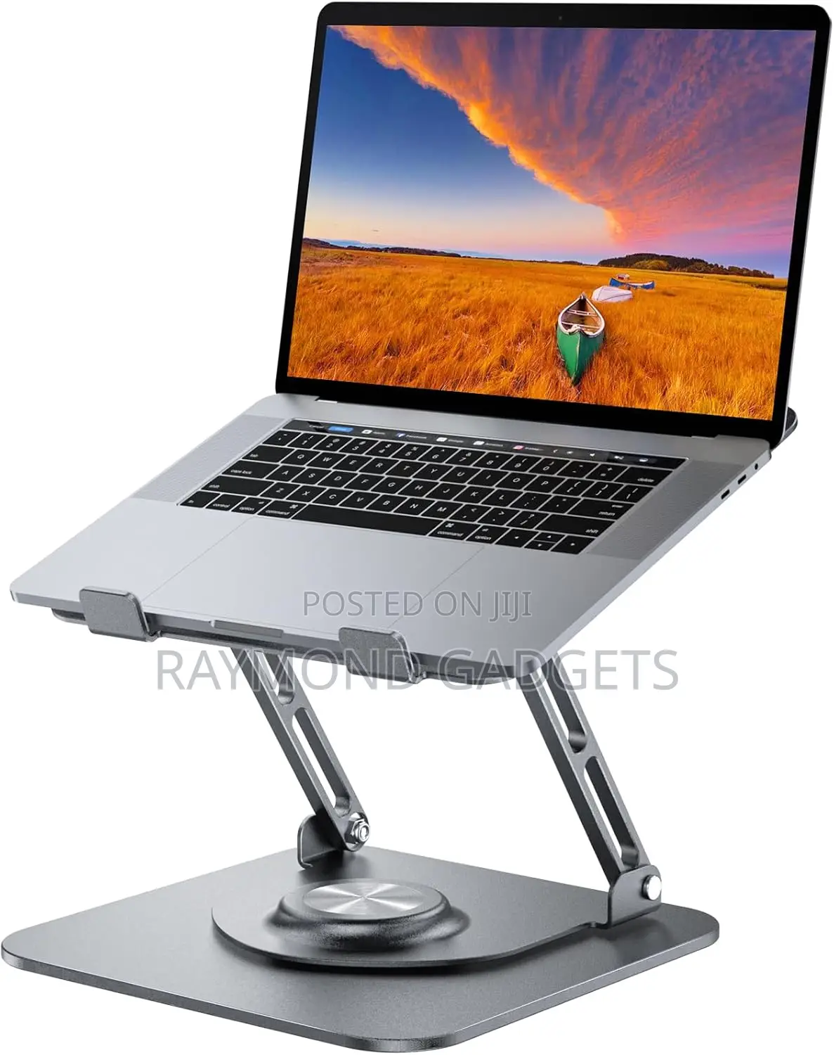 Adjustable Laptop Stand – Rotating Ergonomic Riser