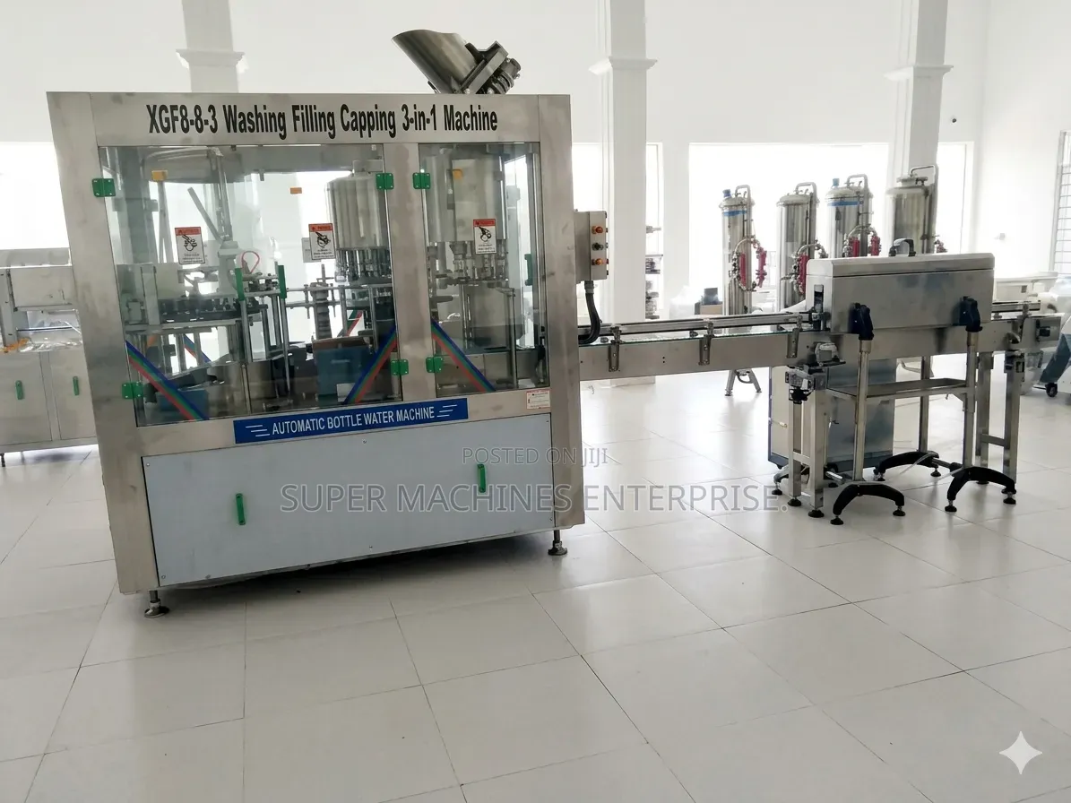 Automatic Bottle Water Machine Mono Block 8-8-3