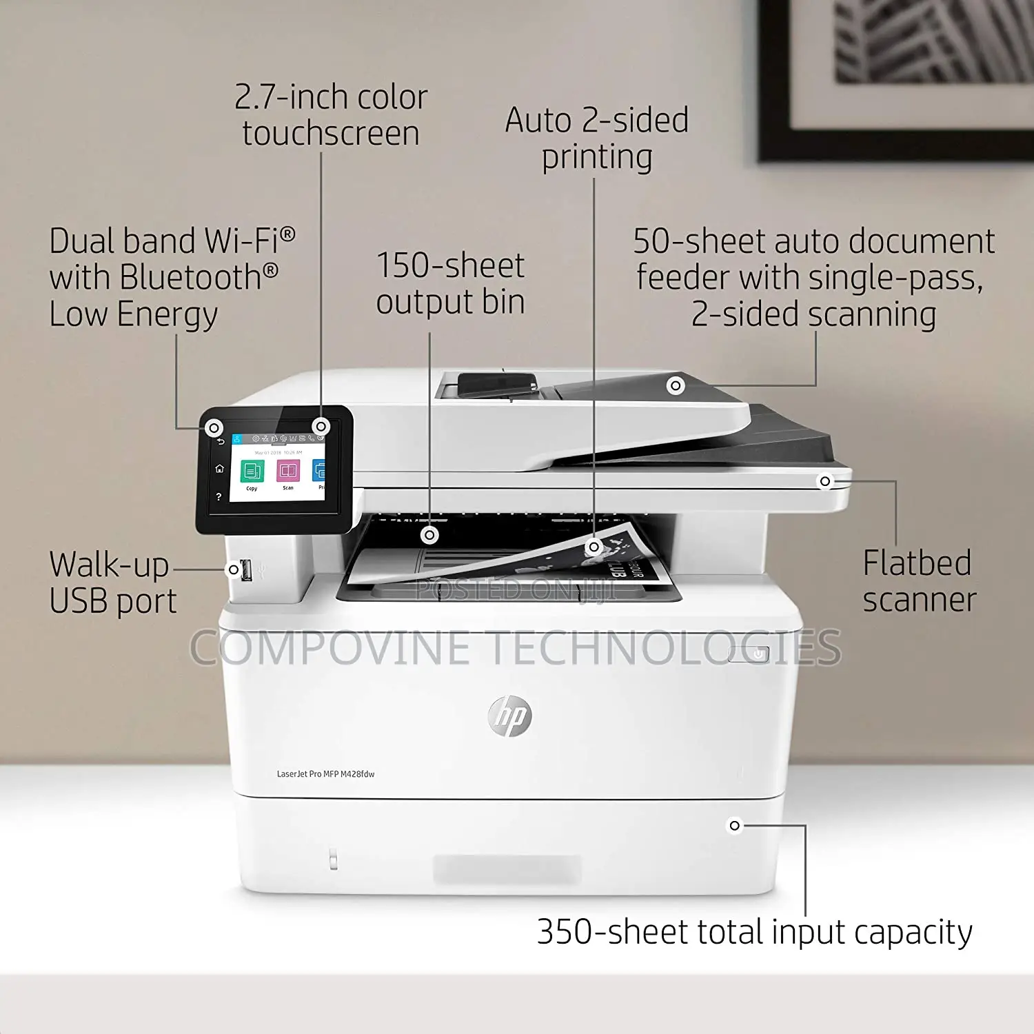 Hp Laserjet Pro M4103fdw MFP Printer