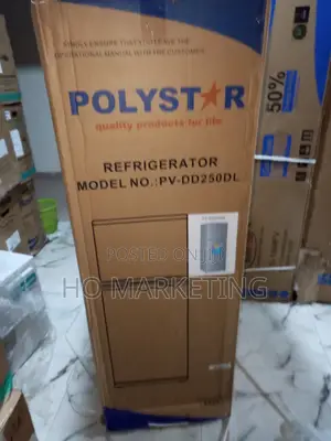 Polystar Refrigerator With Spacious Freezer