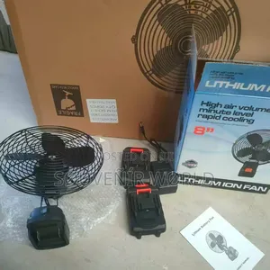 8-Inch Portable Lithium-Ion Rechargeable Cooling Fan