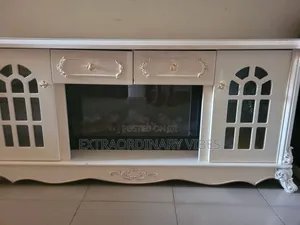 Royal Design Fireplace Tv Stand With Various Storage Spaces
