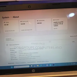 Laptop HP 250 G8 8GB Intel Core i5 HDD+SSD 1T