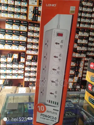 Ldnio Sc10610 10 Outlet Surge With 5 Usb a and 1 Usb C