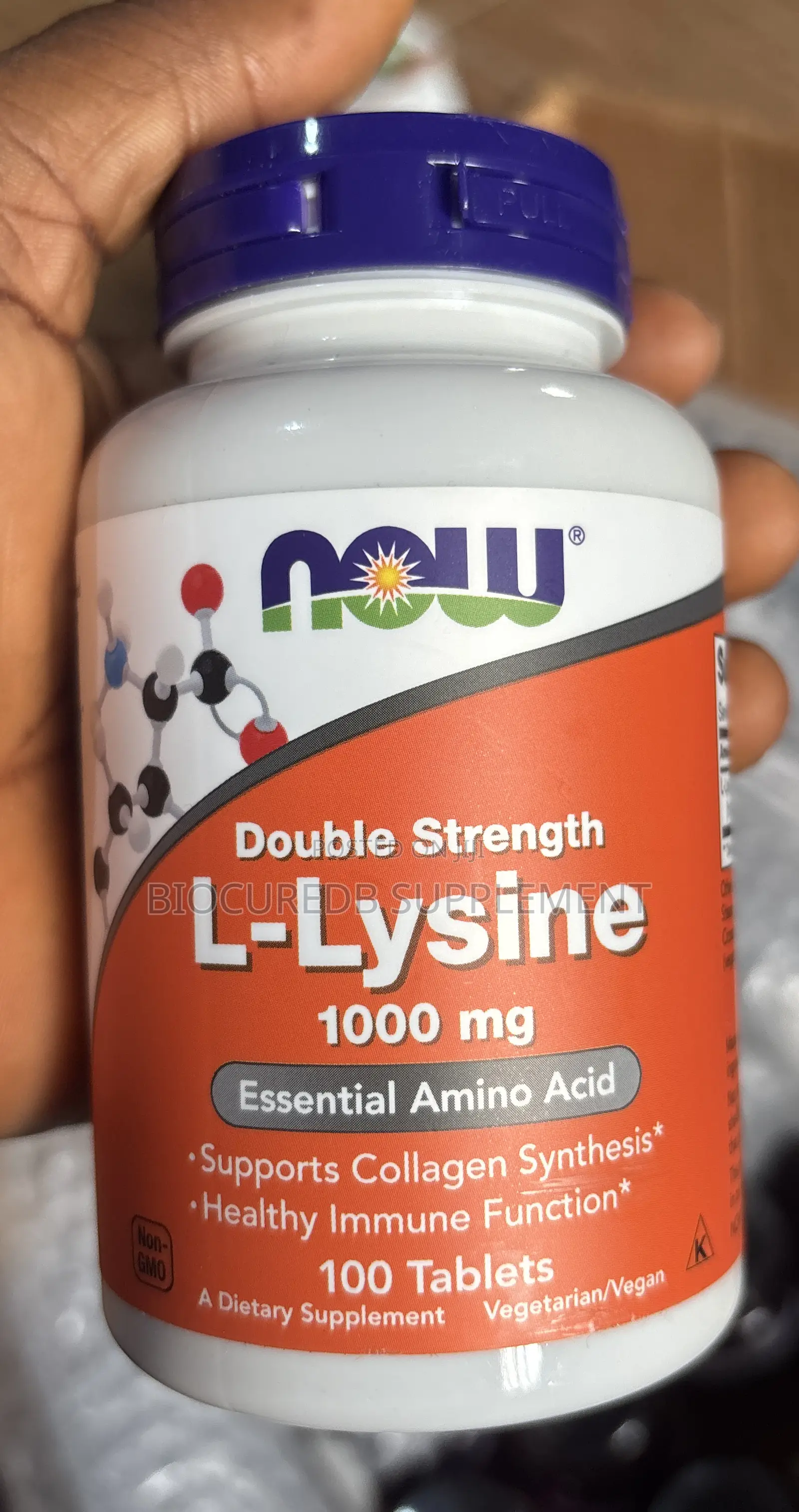 Now L-Lysine 1000mg 100tablets