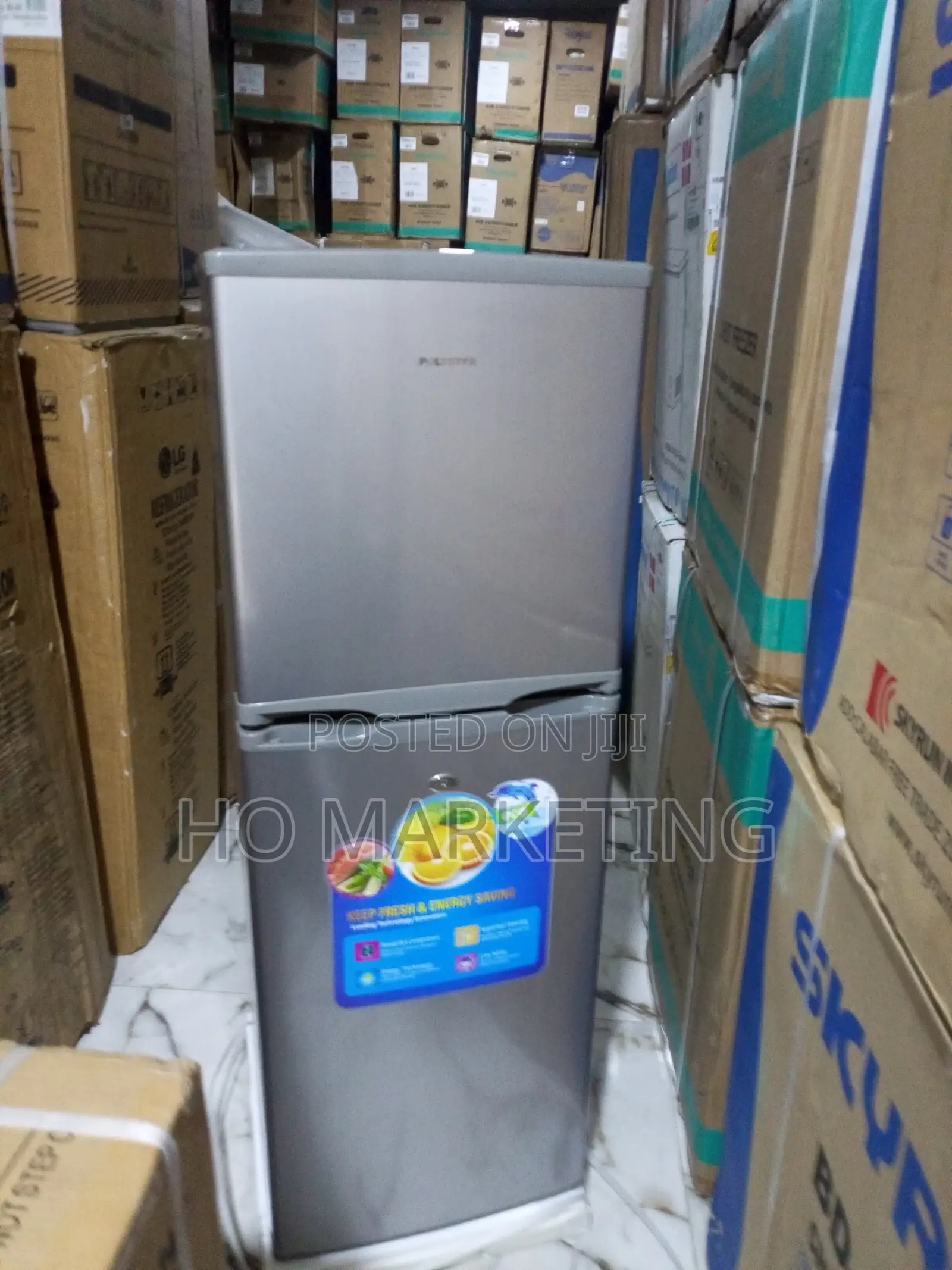 Polystar Double Door Refrigerator With Freezer