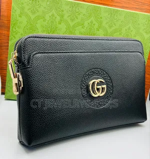 High Fashion Versace Men's Armpit Purse Occasional Purse Leather Boxed