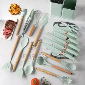19pcs Silicone Spoon Set