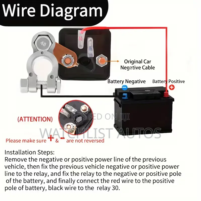 Smart Car Battery Disconnect Switch