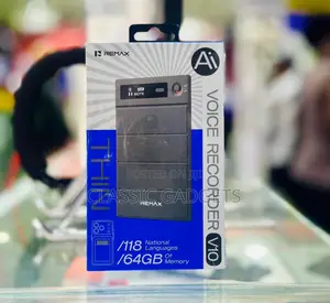 Remax V10 Ai Voice Recorder and Translator
