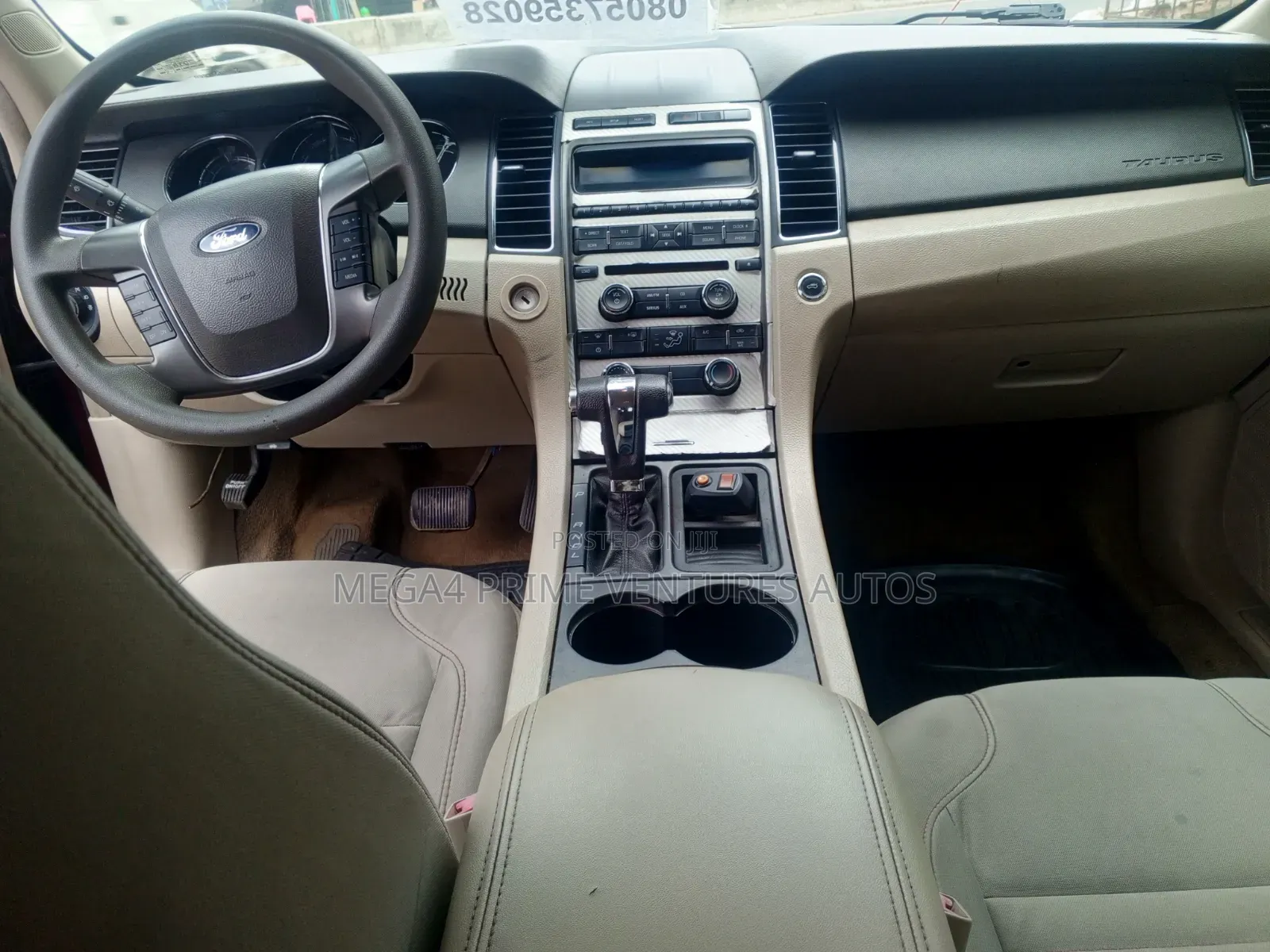 Ford Taurus Limited 2012 Red