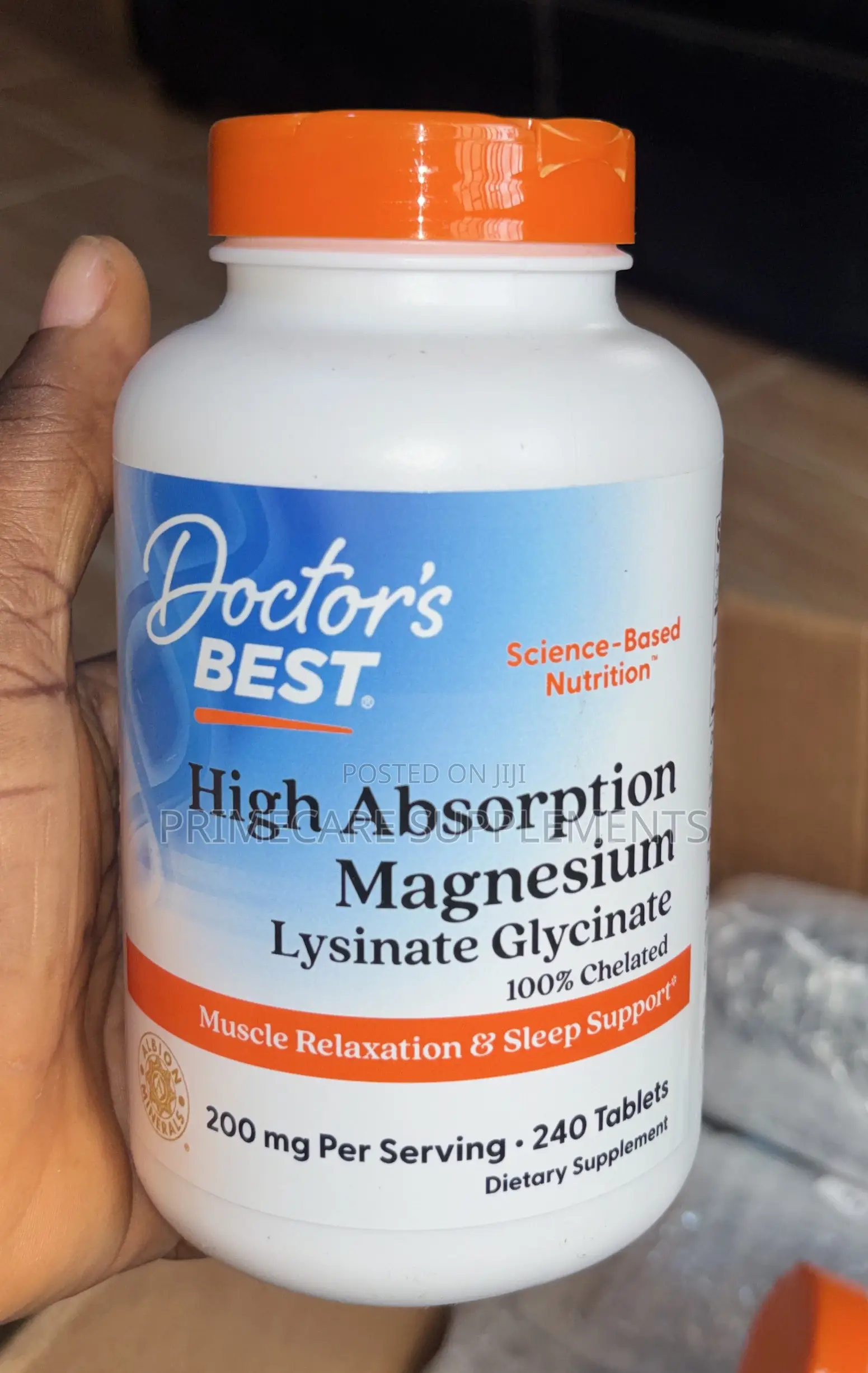 Doctor’S Best High Absorption Magnesium Lysinate Glycinate 240tab