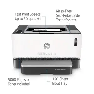 Hp Neverstop 1000a Monochrome Laser Printer