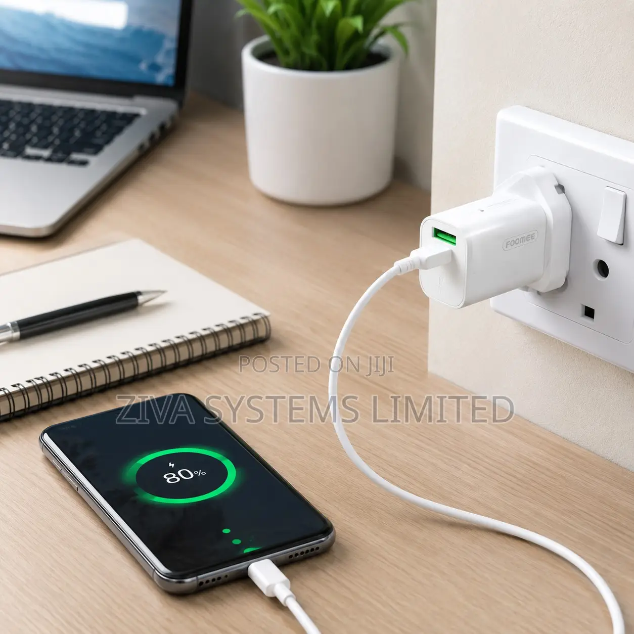 Foomee 12w Fast Charger With Micro Usb Cable – Android Charger