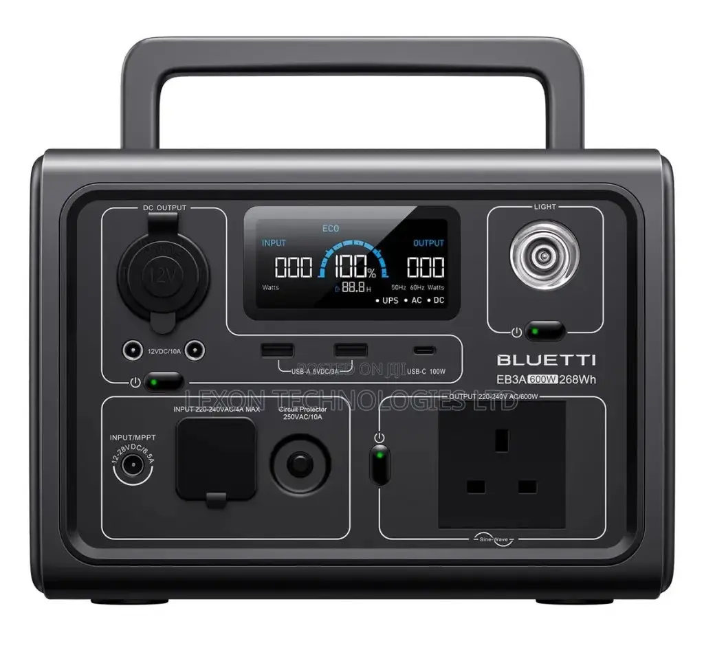 Bluetti Eb3a 600w/268wh