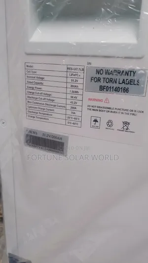 7.5kwh 51.2v/200ah Hyper Power Solar Lithium Ion Battery