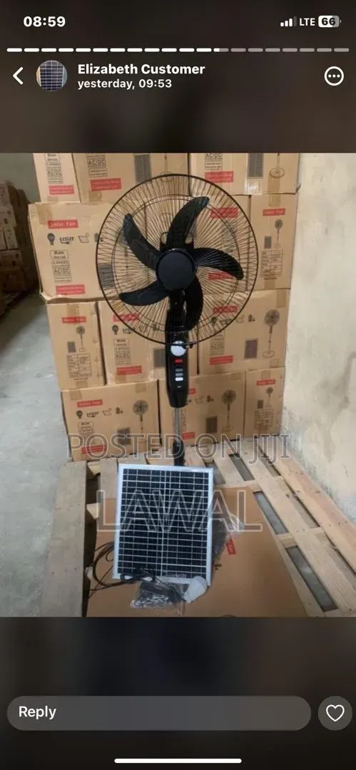Reachable Solar Fan