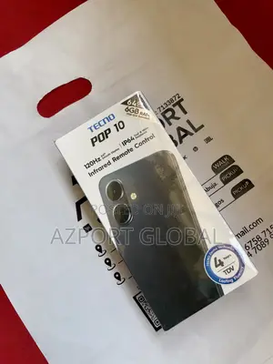 New Tecno Pop 10 64 GB Black