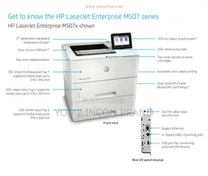 Hp Laserjet Enterprise M507x
