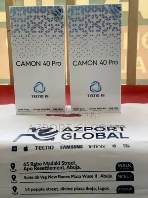 New Tecno Camon 40 Pro 5G 256 GB Black
