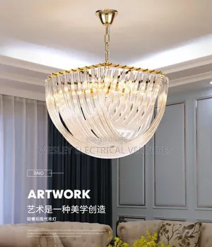 By 800mm Glass Body Chandelier Light