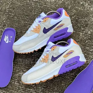 Original Nike Airmax 90 Sail Purple Men Women