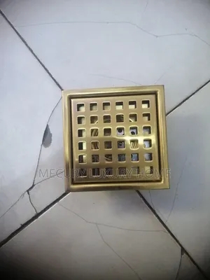 10cm Gold Floor Drain