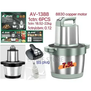 7.5 Litres Avinas Multifunction Food Chooper, Meat Grinder
