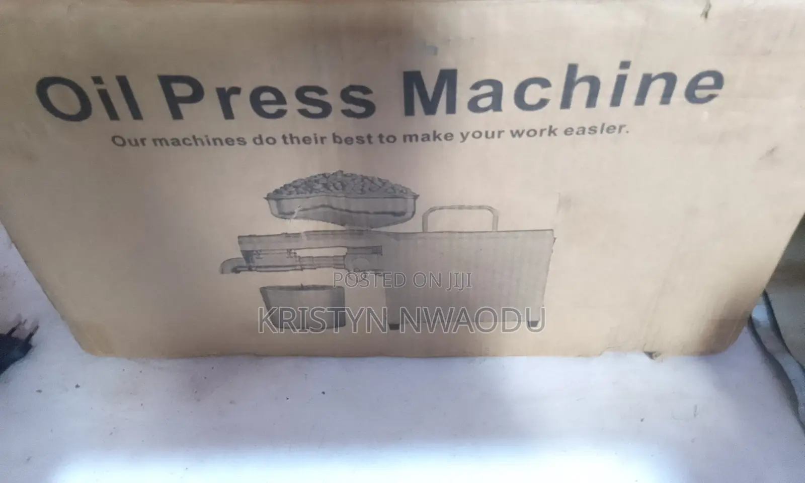 Single Head Oil Press Machine