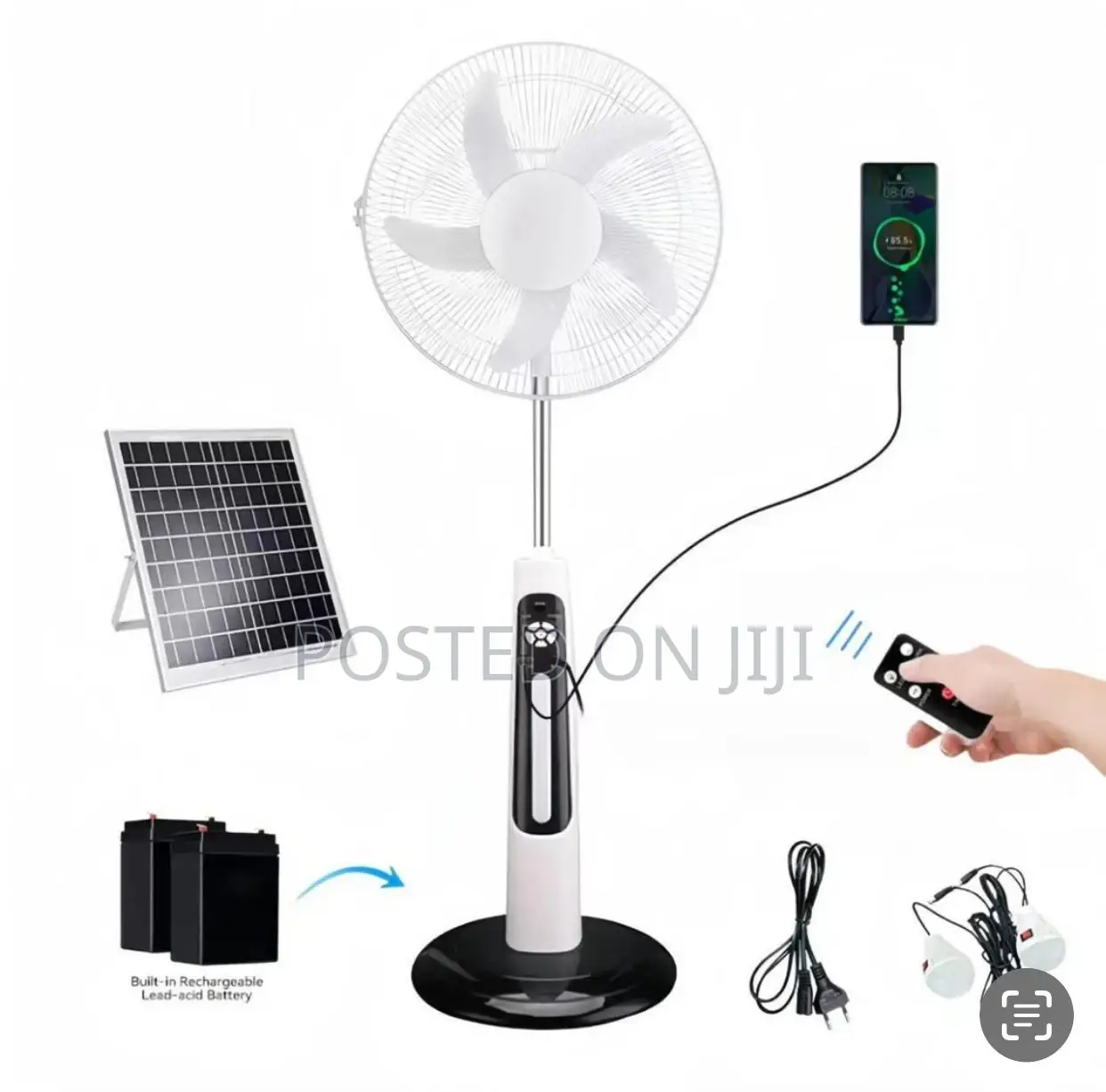 Oceanair 18”Rechargeable Standing Fan