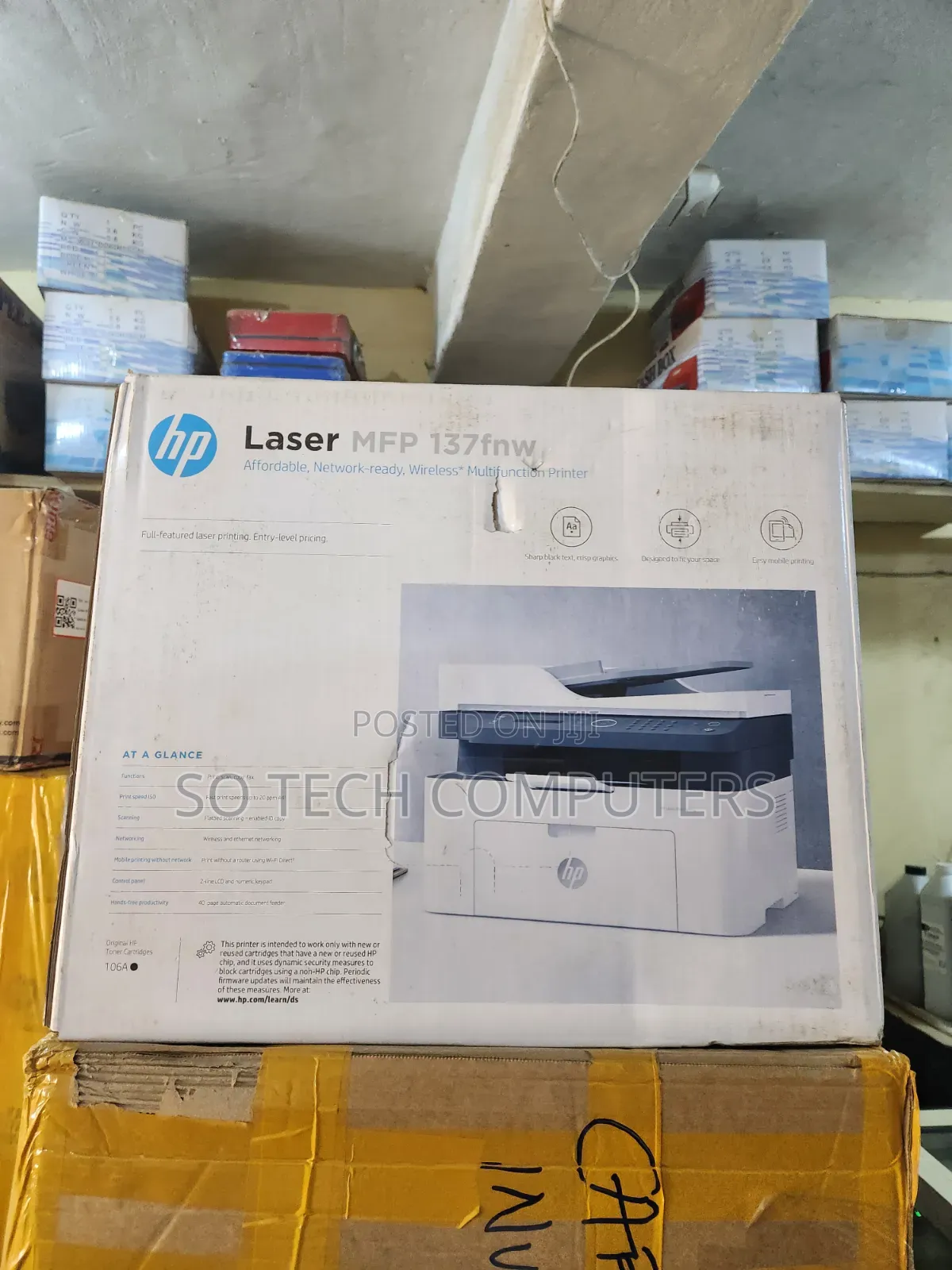 Hp Laserjet Printer 137fnw