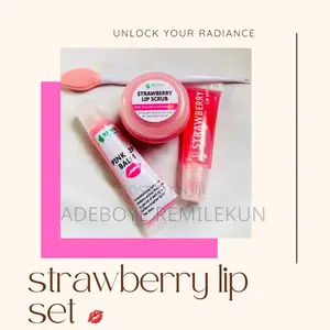 Pink Lip Set With Free Lip Brush