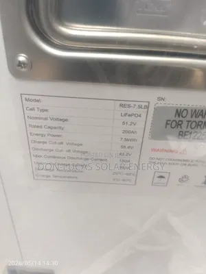 Hype 7.5kwh 48v Lithium Ion Battery