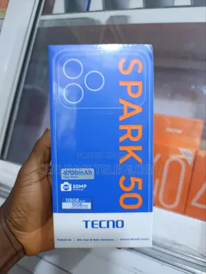 New Tecno Spark 50 128 GB Black