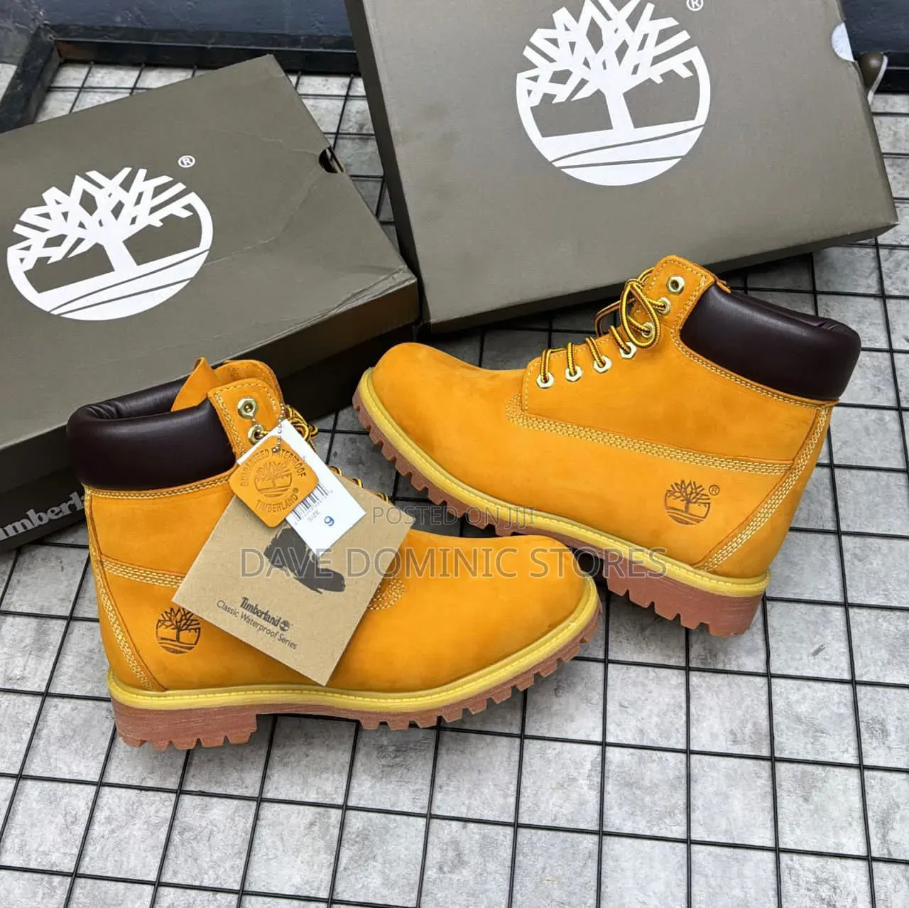 Quality Timber Land Luxury Custom 6inch Waterproof Boot