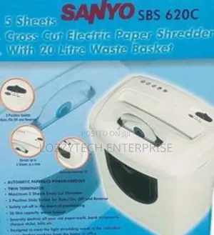Sanyo SBS 620c Paper Shredder