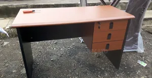 Office Table Desk With Attached Drawers