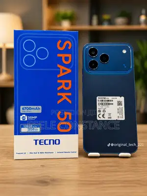 New Tecno Spark 50 128 GB Black