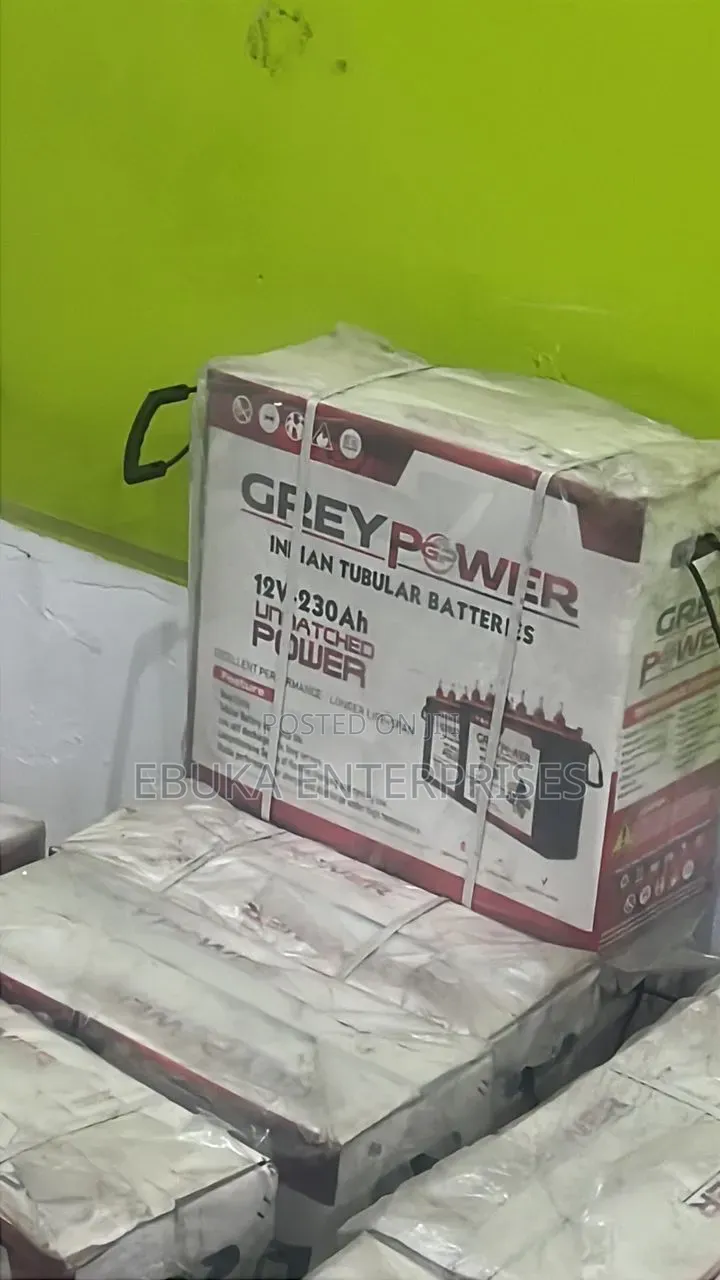 Grey Power Solar Tubular Battery