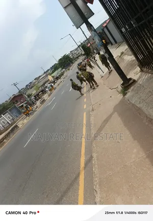 For Sale. A Commercial Land of Half Plot at Ekoro, Abule Egba