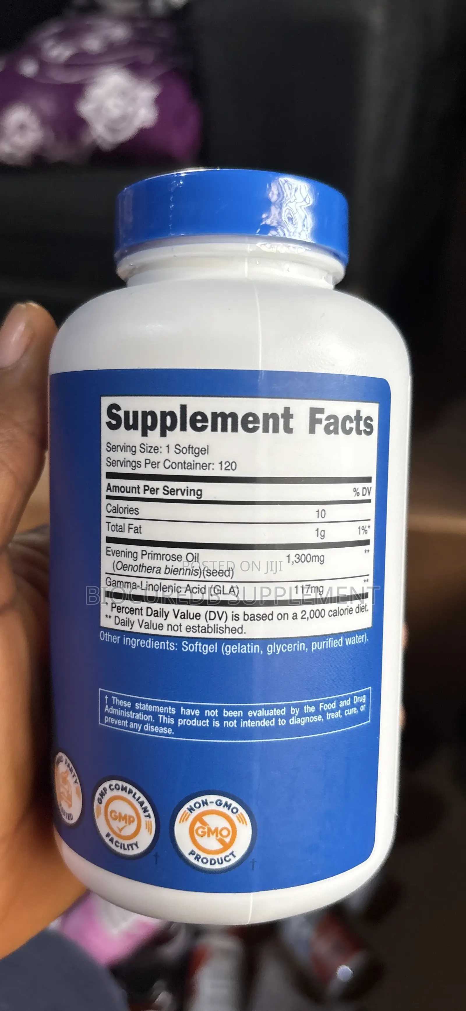 Evening Primrose Oil 1,300mg 120 Softgels
