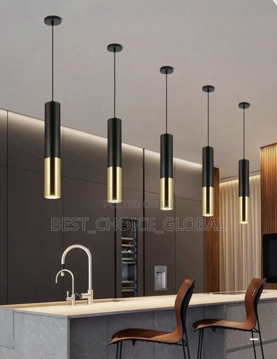 Cylinder Pendant Led Light Single Dropping