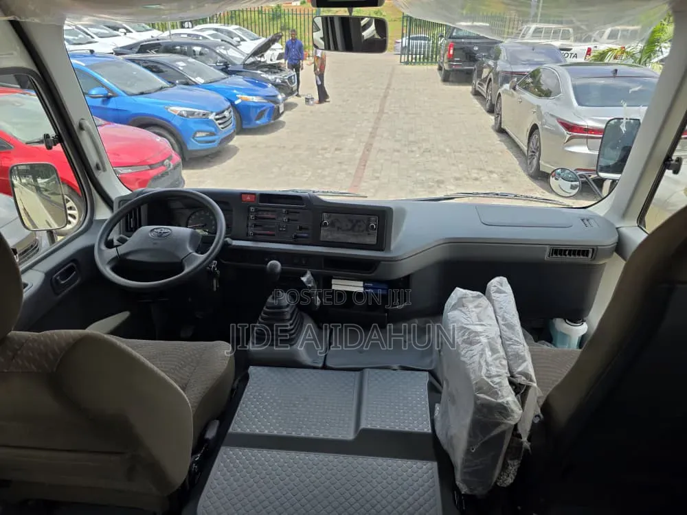 New Toyota Coaster 2025 White