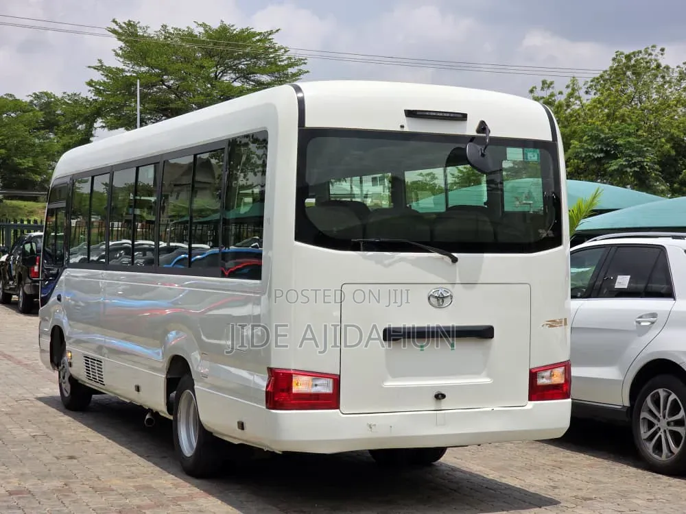 New Toyota Coaster 2025 White