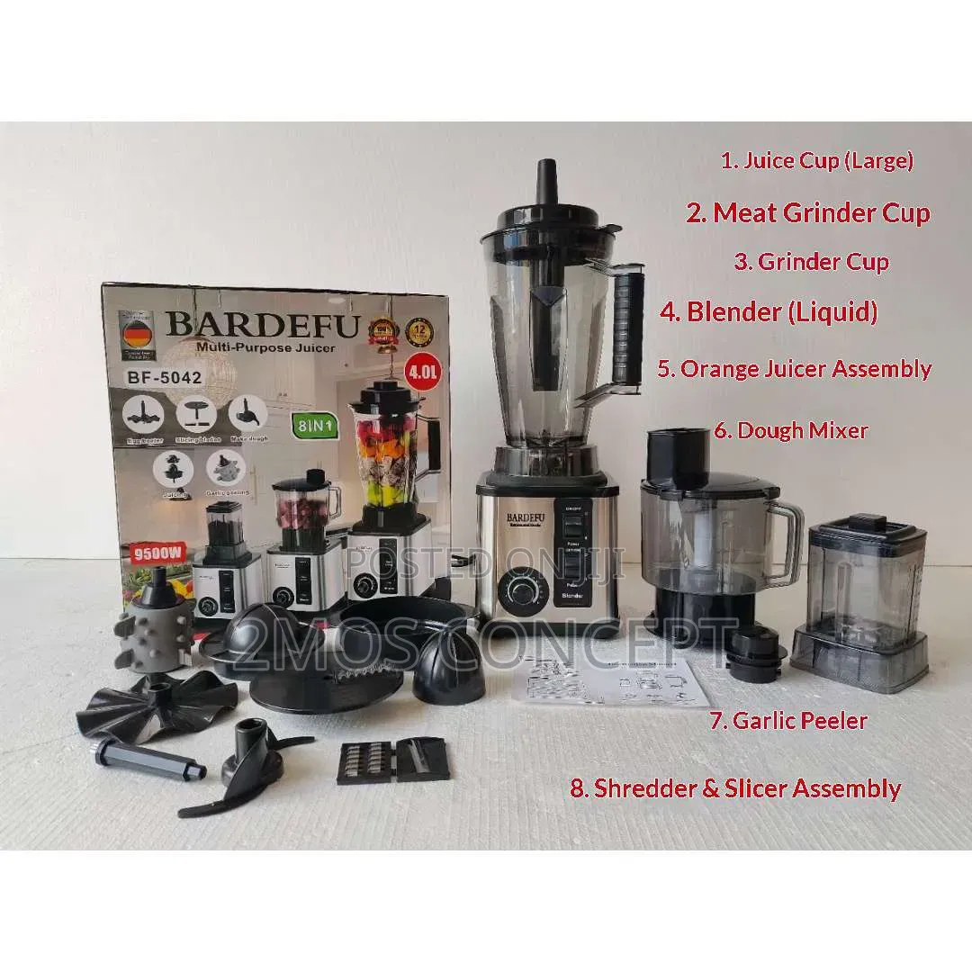 Bardefu Multi Purpose Blender(8in1)