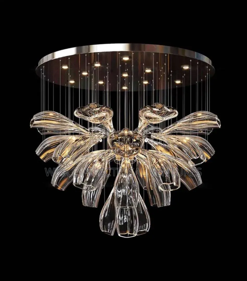 Big by 800mm Size Crystal Glass Light